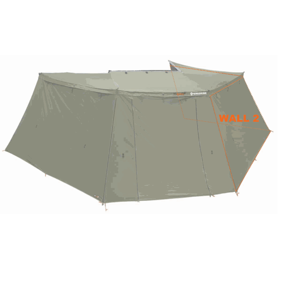 Fonello 270° Left Awning with 1.0 Privacy Wall – All-Weather Camping Kit - Image 7