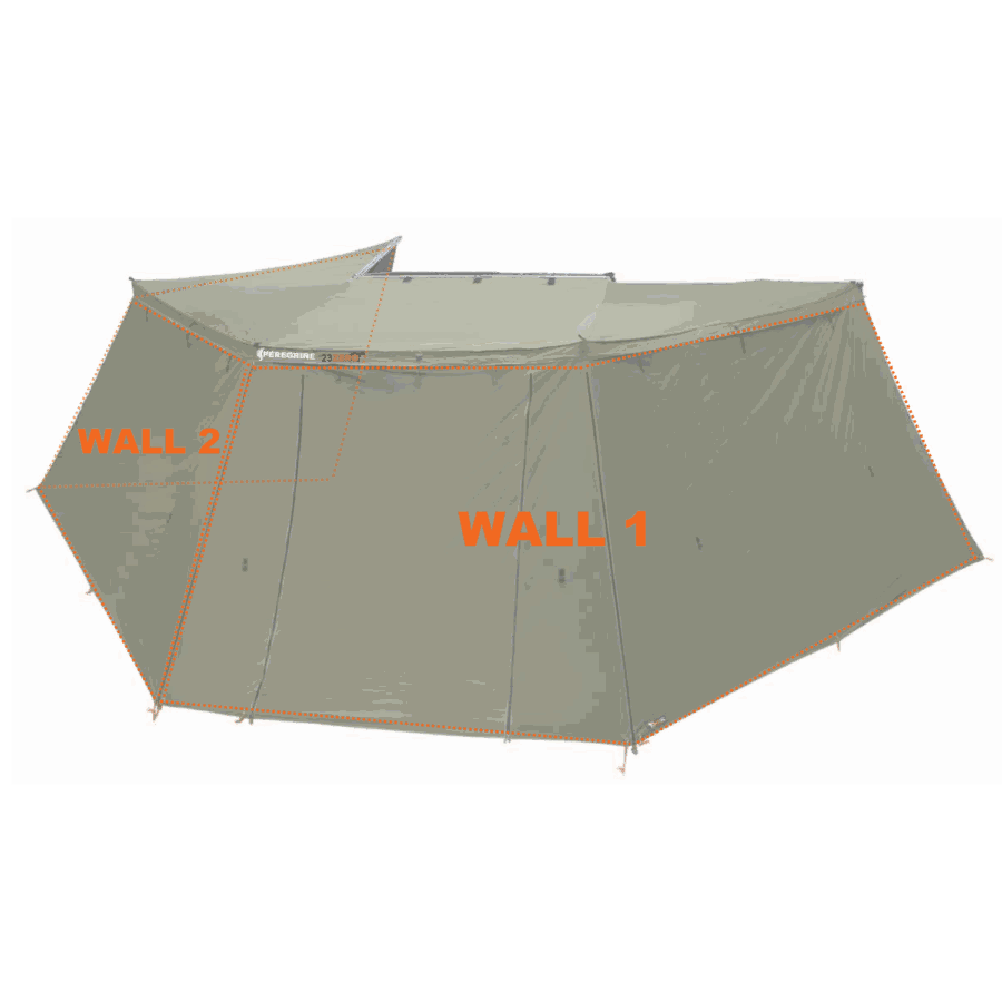 Fonello 270° Left Awning with 1.0 Privacy Wall – All-Weather Camping Kit - Image 8