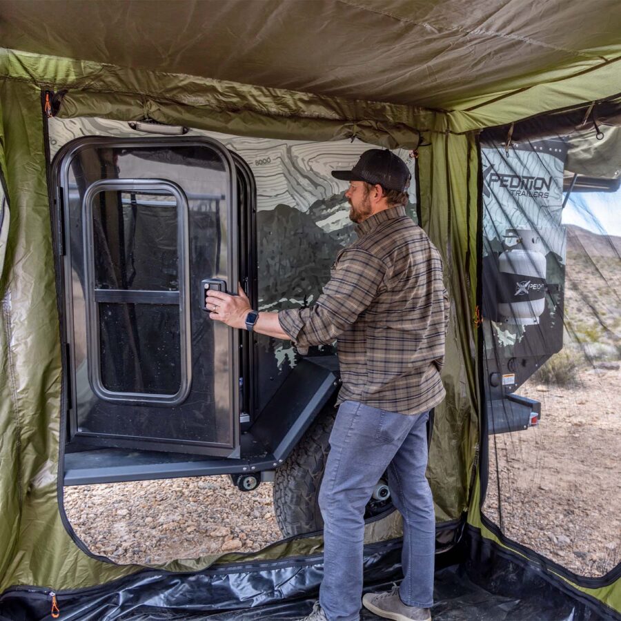 Fonello 90" Awning Room – Enclosed Shelter Panel for Side Awnings - Image 8