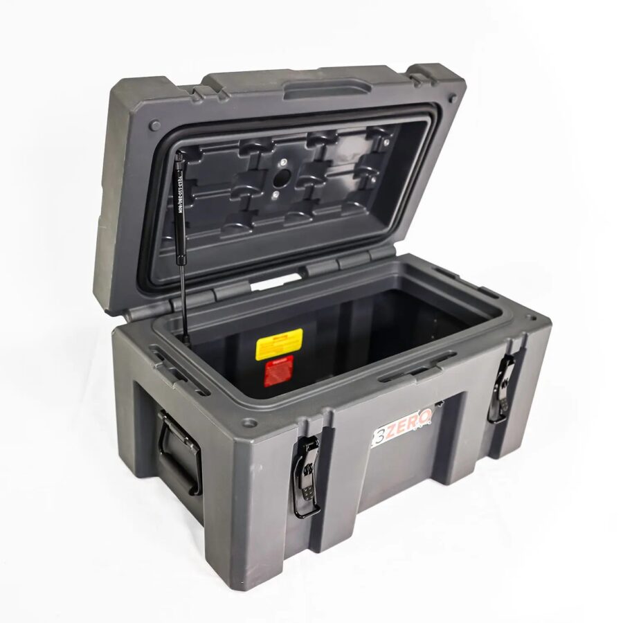 Fonello 50L Compact Gear Storage Box – Heavy-Duty Grey Case
