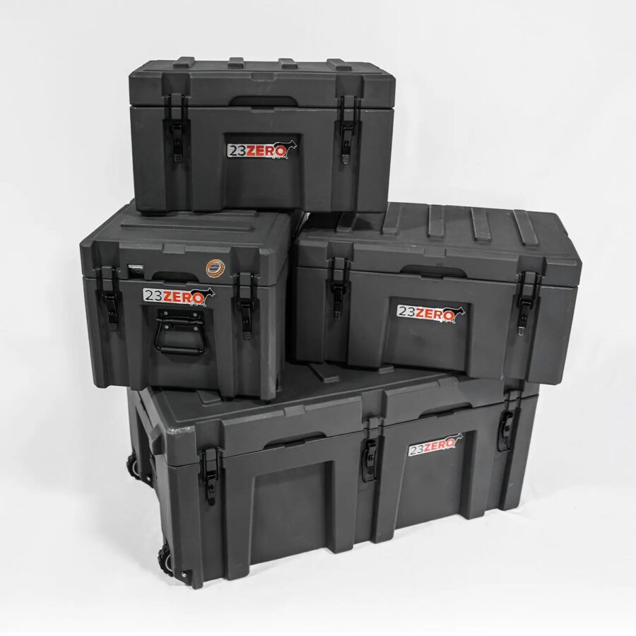 Fonello 70L Rugged Storage Box – Heavy-Duty Grey Gear Case - Image 14