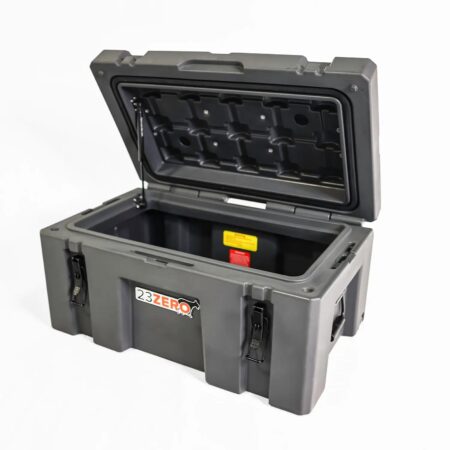 Fonello 70L Rugged Storage Box – Heavy-Duty Grey Gear Case