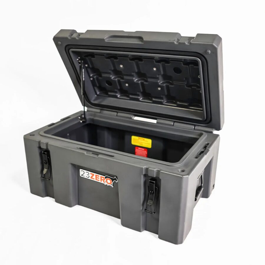 Fonello 70L Rugged Storage Box – Heavy-Duty Grey Gear Case