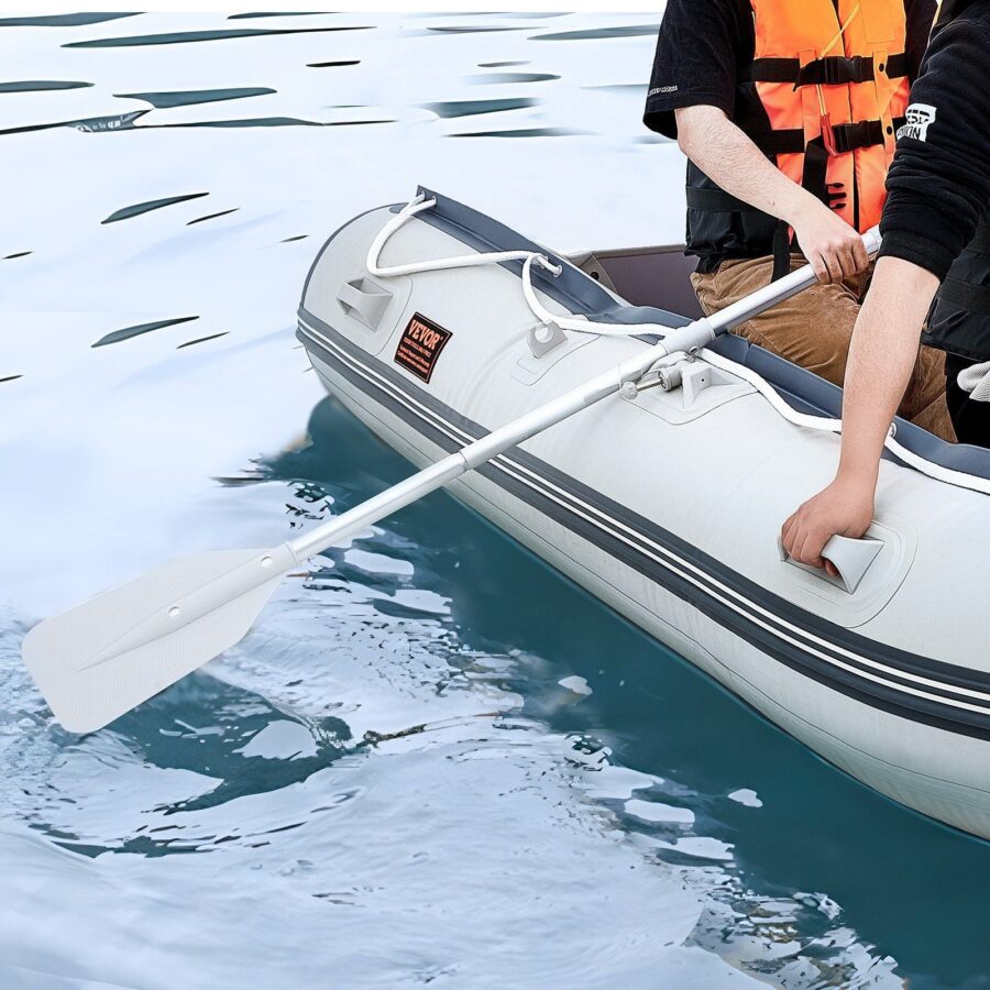 Fonello 6-Person Inflatable Dinghy Boat – Marine Wood Floor & Aluminum Bench - Image 8