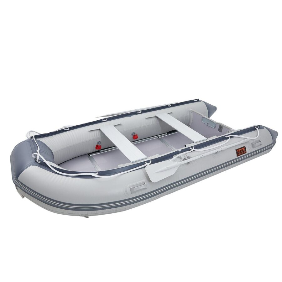 Fonello 6-Person Inflatable Dinghy Boat – Marine Wood Floor & Aluminum Bench - Image 10