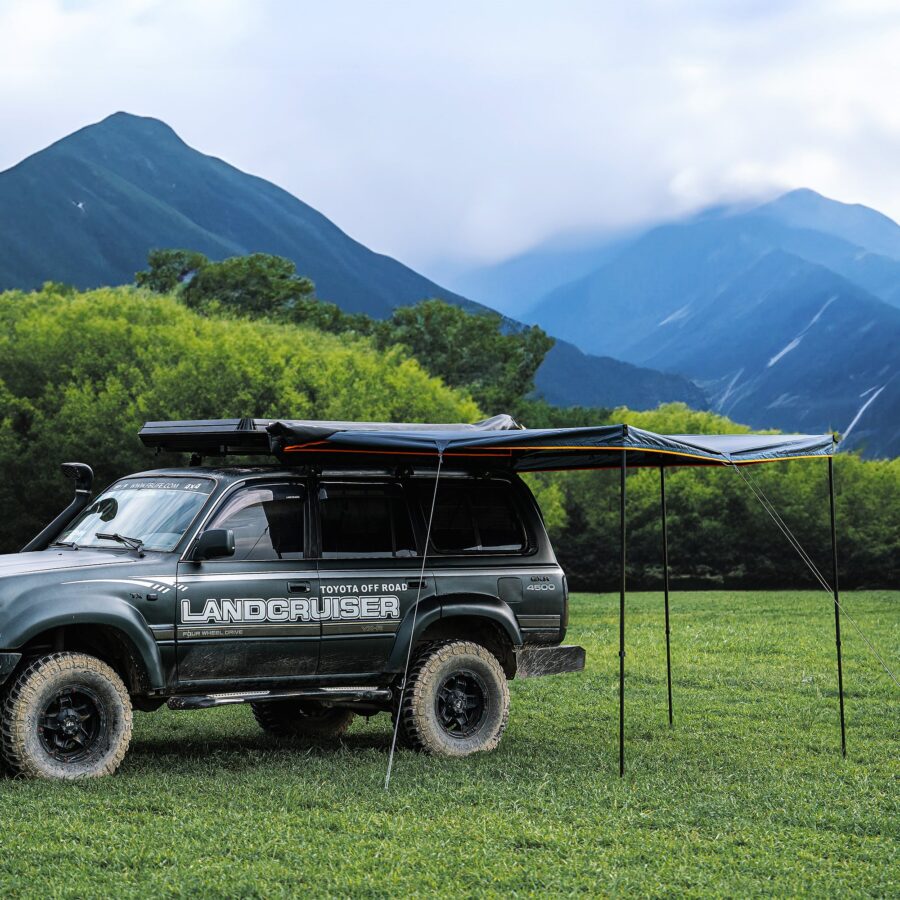 Fonello 270° Car Side Awning – Rooftop Tent Pull-Out Shelter - Image 7