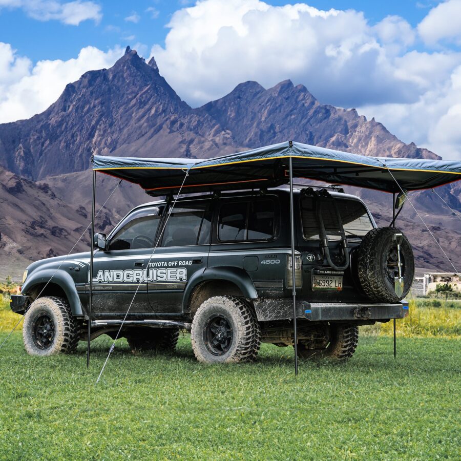 Fonello 270° Car Side Awning – Rooftop Tent Pull-Out Shelter - Image 6
