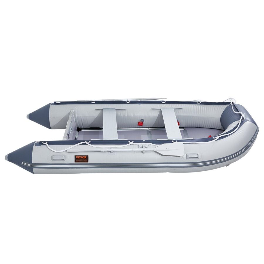 Fonello 6-Person Inflatable Dinghy Boat – Marine Wood Floor & Aluminum Bench - Image 11
